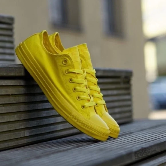 NWOB CONVERSE All Stars Low Top CTAS OX AURORA YELLOW - Picture 6 of 6